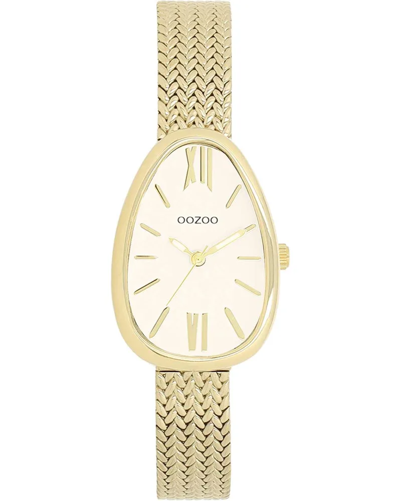 OOZOO Timepieces - C11642, Χρυσό case with Metal Bracelet