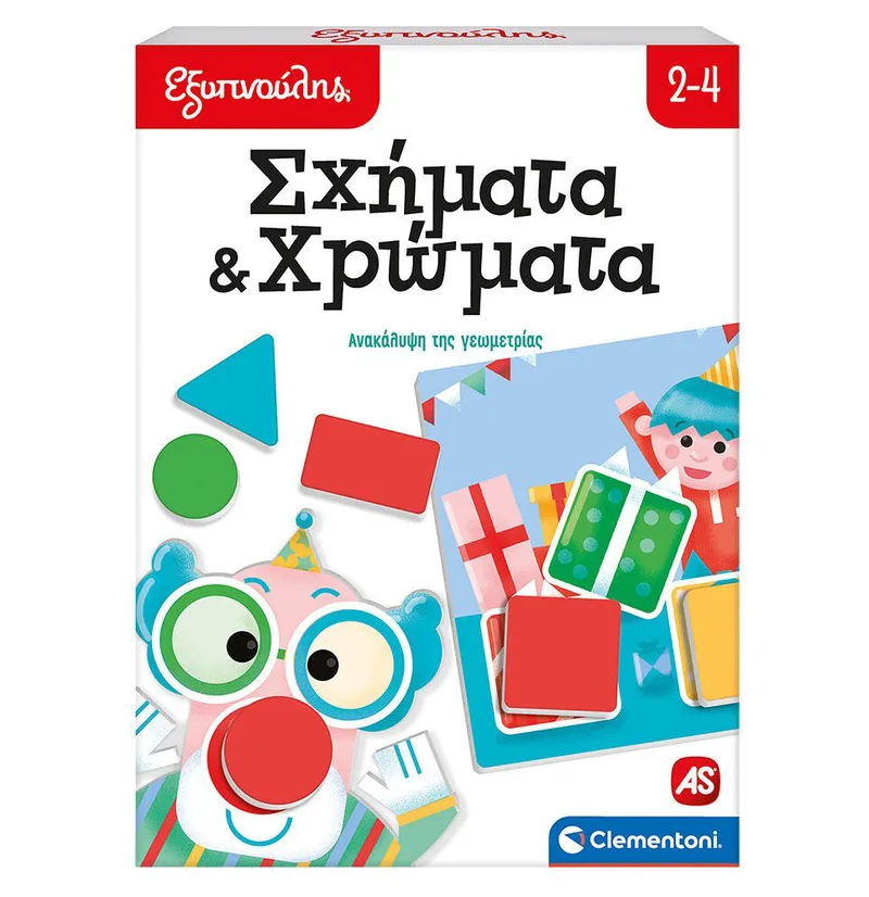 Εκπαιδευτικό παιχνίδι Εξυπνούλης Clementoni - Σχήματα και χρώματα