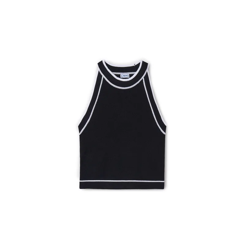 Mayoral Τοπ 6041 Μαύρο Slim Fit