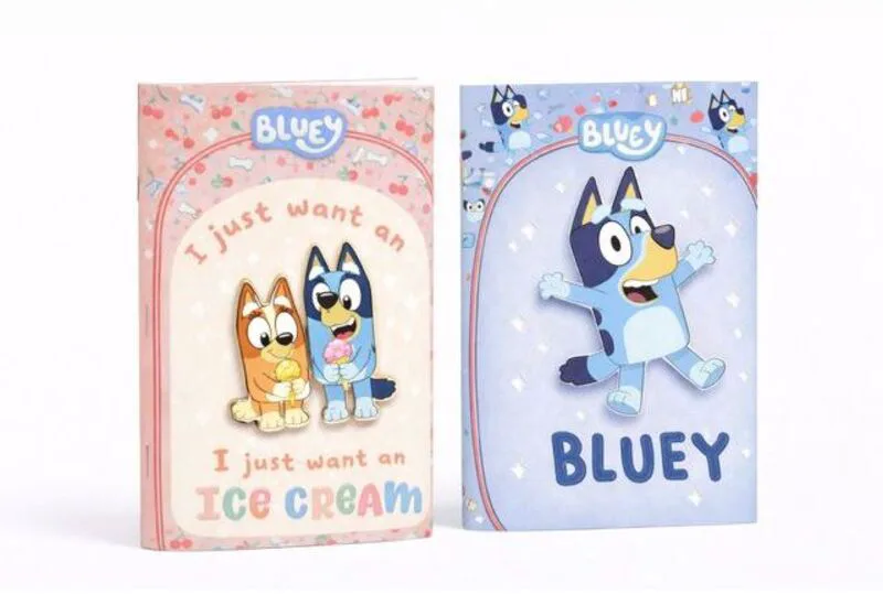 Bluey 26 Τετράδιο Καρφίτσα 17x25 40 Φύλλων-2 Σχέδια-1Τμχ (260001)