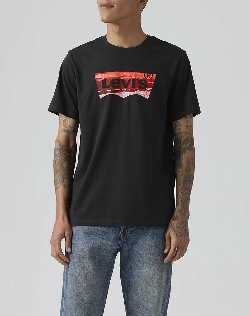 LEVIS GRAPHIC CREWNECK TEE BLACKS 22491-2105-2105 Black