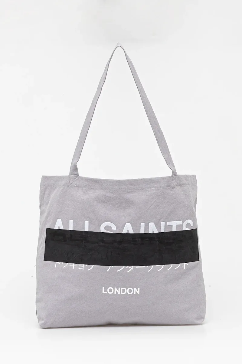 Βαμβακερή τσάντα AllSaints REDACT 37 x 37 x 12 cm