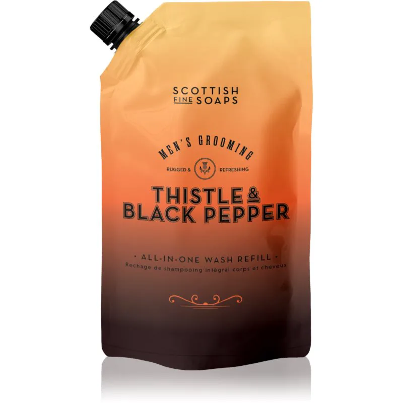 Scottish Fine Soaps Thistle & Black Pepper υγρό σαπούνι ανταλλακτικό 1200 ml