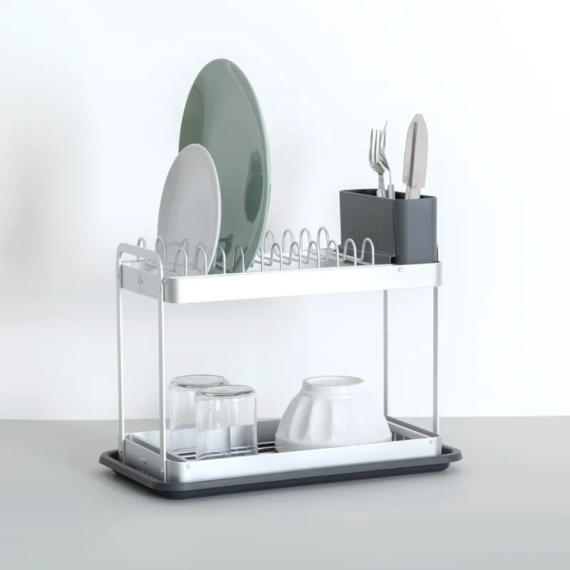 Στραγγιστήρι Πιάτων Διώροφο (42x23.2x35) F-V Dish Rack 190023