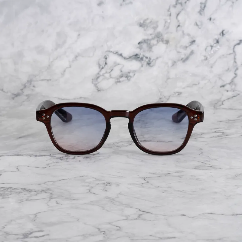 MARK 45EP5 - MARK - DARK BROWN - BLUE TO PINK Sunglasses | Dark Brown | Blue to Ροζ Shades | Explicit Poets Sunglasses