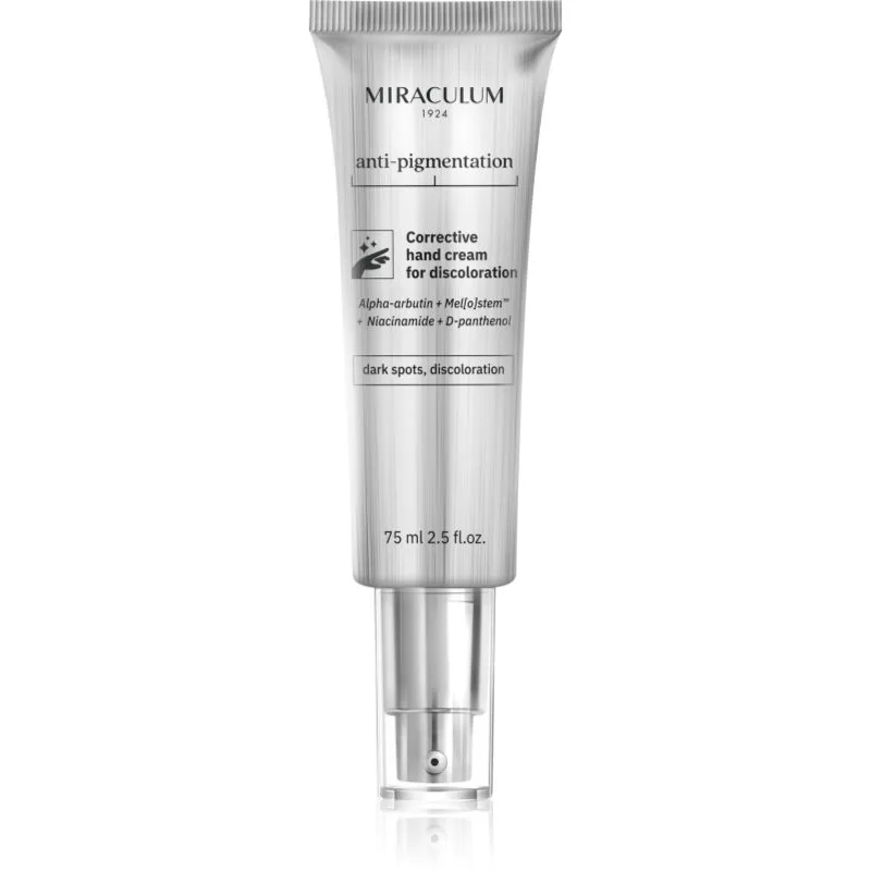 Miraculum Anti- Pigmentation κρέμα για τα χέρια για την αντιμετώπιση των καφέ κηλίδων 75 ml