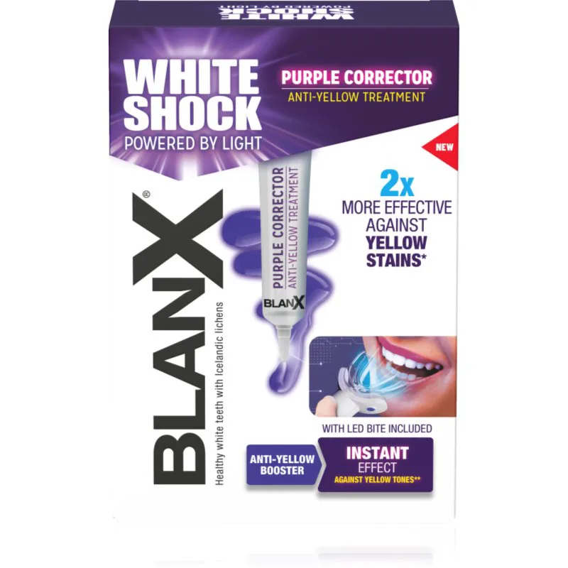 BlanX Shock Purple Treatment σετ λεύκανσης για δόντια