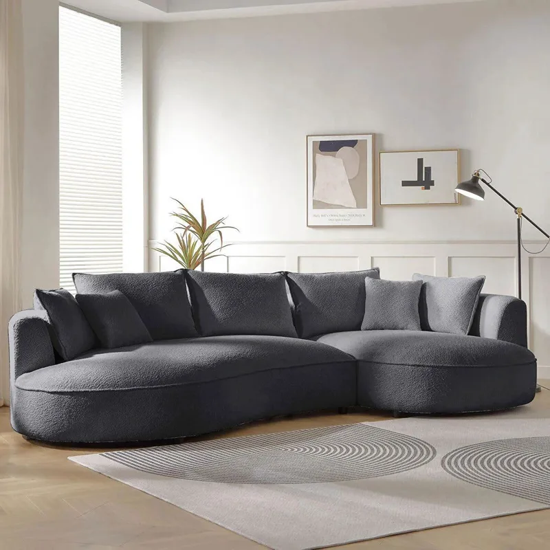 Γωνιακός Καναπές Venedik Right - Dark Grey 752Est1346 (317x20x163,5)