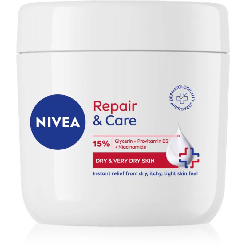 NIVEA Repair & Care θρεπτική αναγεννητική κρέμα για ξηρό δέρμα 400 ml