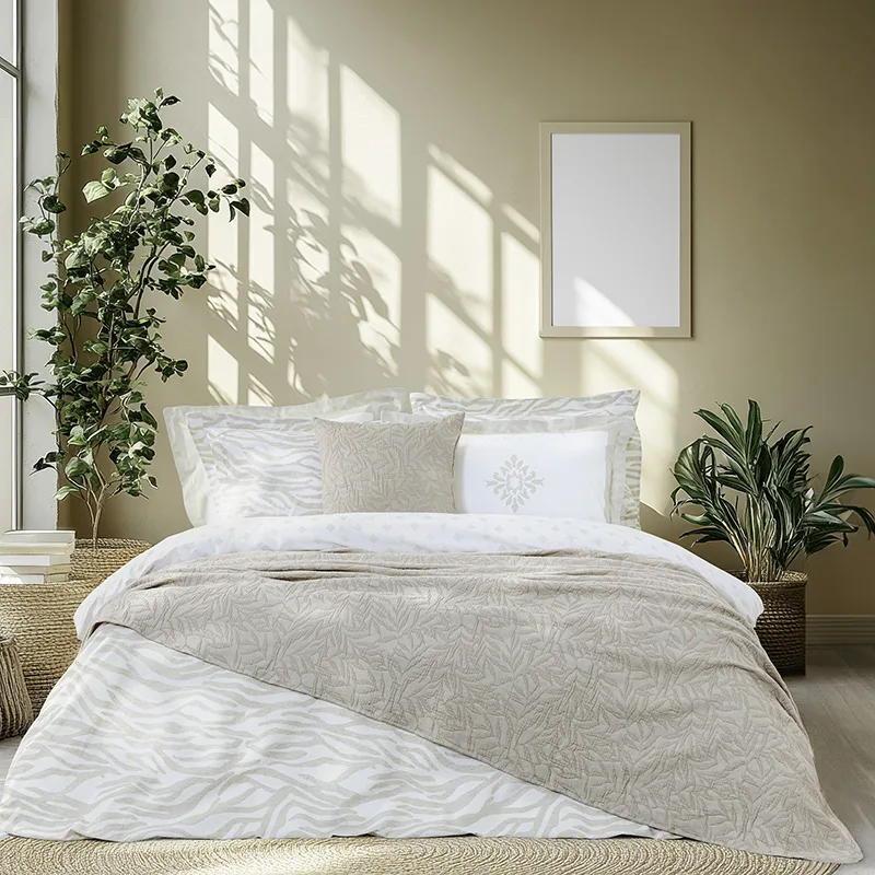 Κουβερτόριο King Size 240X260 Nima Nuve Taupe (240x260)