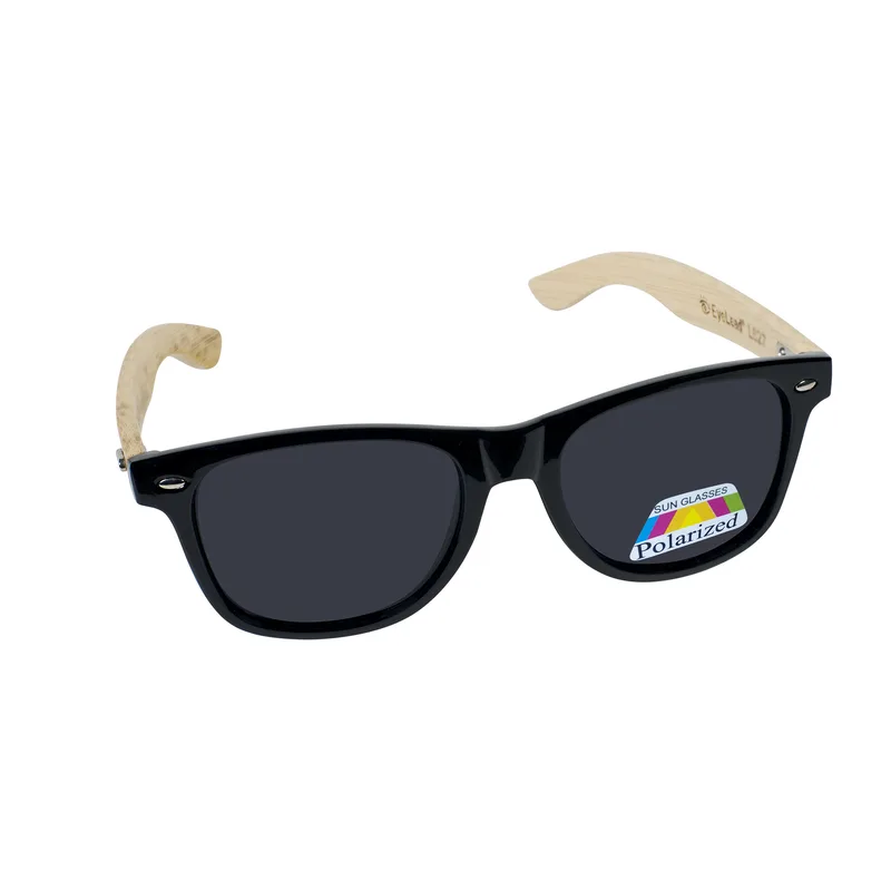 Eyelead Γυαλιά Ηλίου Unisex με Μαύρο - Ξύλινο Σκελετό L627
