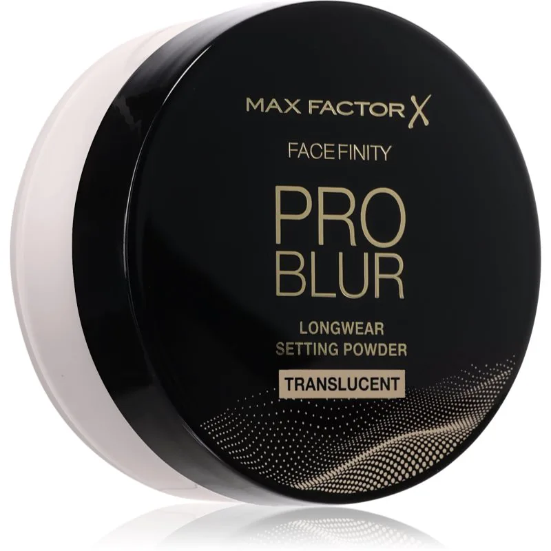 Max Factor Pro Blur σταθεροποιητική πούδρα απόχρωση Translucent 10.5 γρ