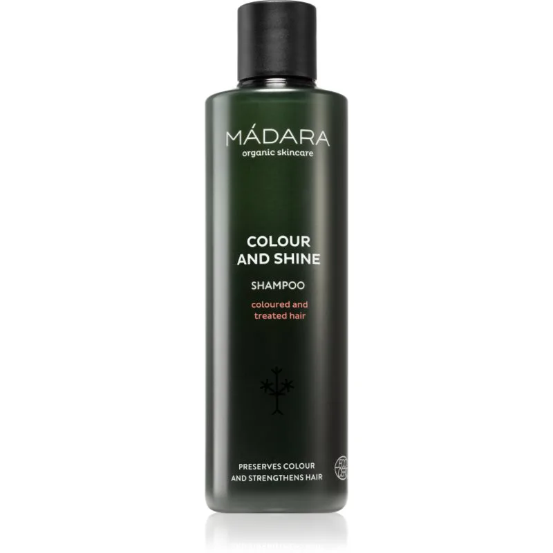 MÁDARA Colour and Shine λαμπρυντικό και ενισχυτικό σαμπουάν για βαμμένα μαλλιά 250 ml