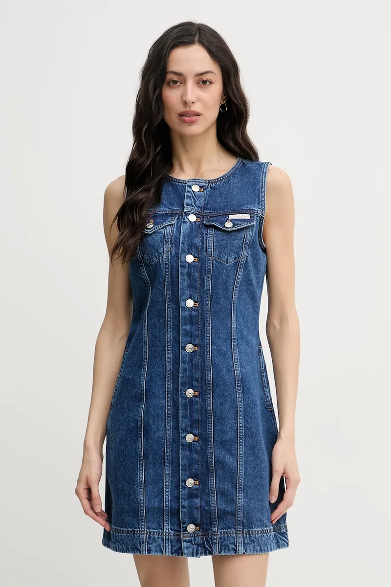 Calvin Klein Jeans φόρεμα ντένιμ