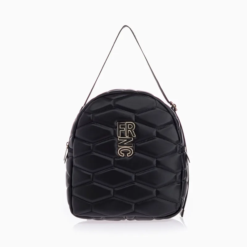 FRNC ΓΥΝΑΙΚΕΙΑ ΤΣΑΝΤΑ WATER REPELLENT SATIN ΕΛΛΗΝΙΚΗ 4949W ΜΑΥΡΟ