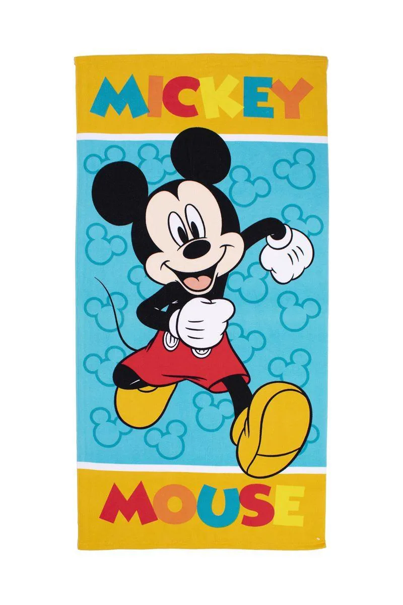 Παιδική Πετσέτα Θαλάσσης Quick Dry Dimcol Disney Home Mickey 71 70x140 Sky Blue