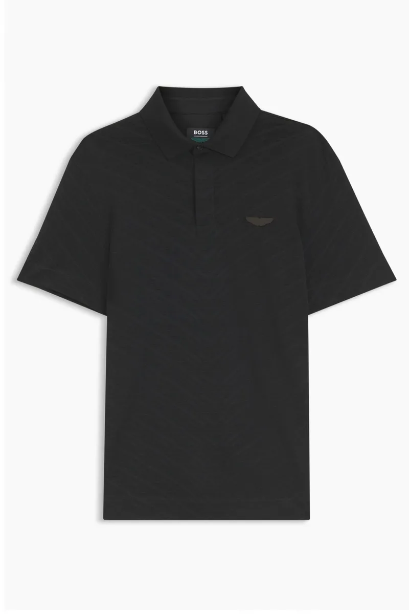 BOSS POLO C-Prout 180_AM ΜΑΥΡΟ
