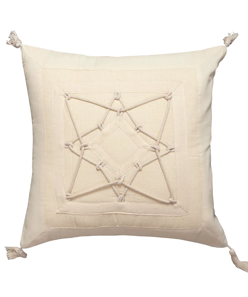 Μαξιλαροθήκη Διακόσμησης Silk Fashion Κορδόνι2 45x45