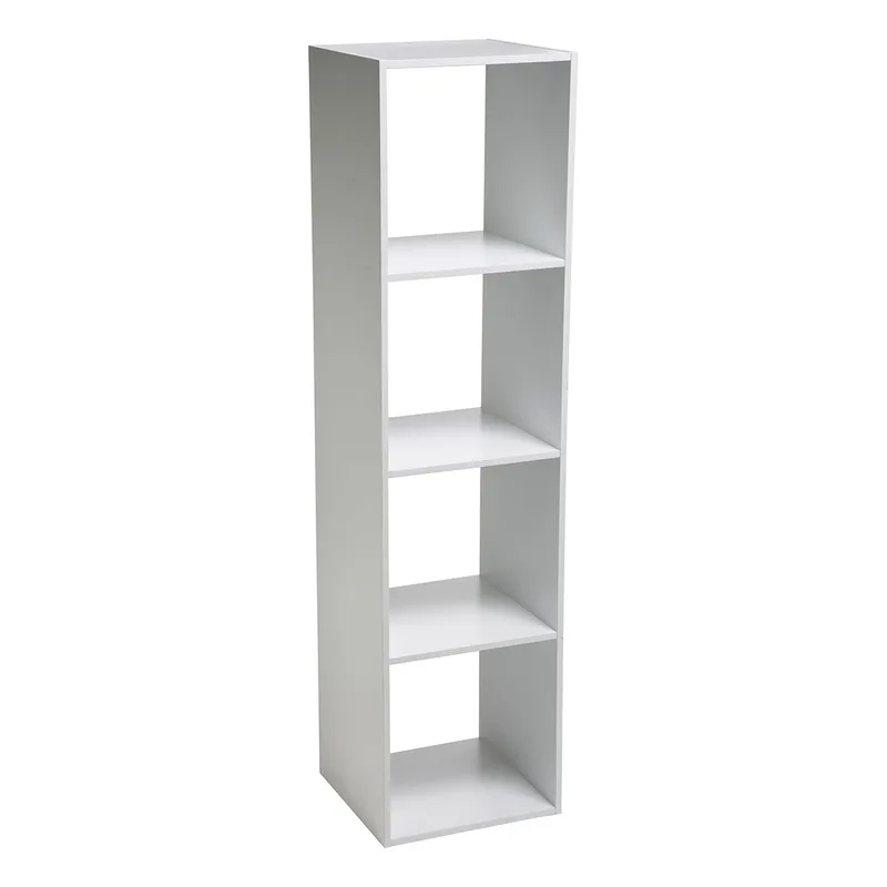 Βιβλιοθήκη Δαπέδου 4 Θέσεων (34.5x32x134) F-V Box Mix White 173686C