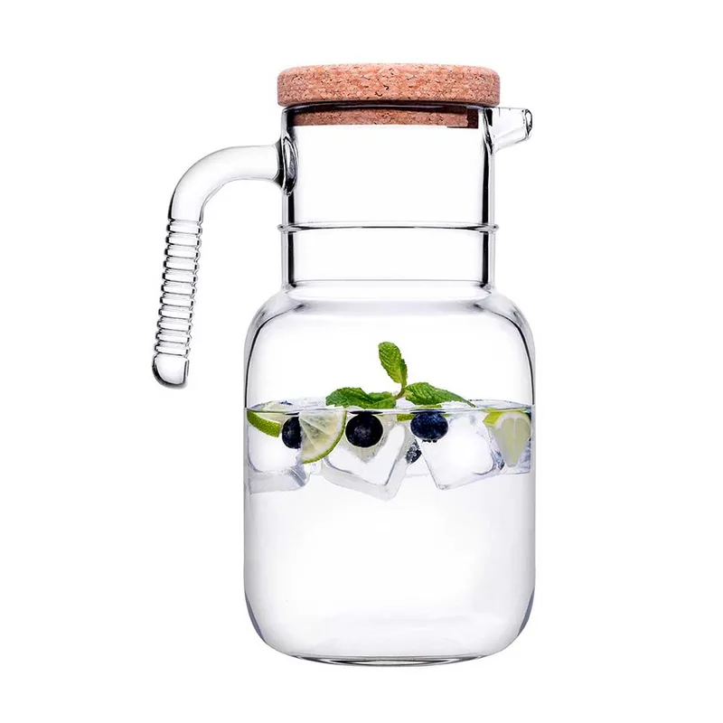 Κανάτα Γυάλινη Διάφανη Hoop ESPIEL 1000ml-16x22,4εκ. SP43783G1C (Υλικό: Γυαλί, Χρώμα: Διάφανο ) - ESPIEL - SP43783G1C