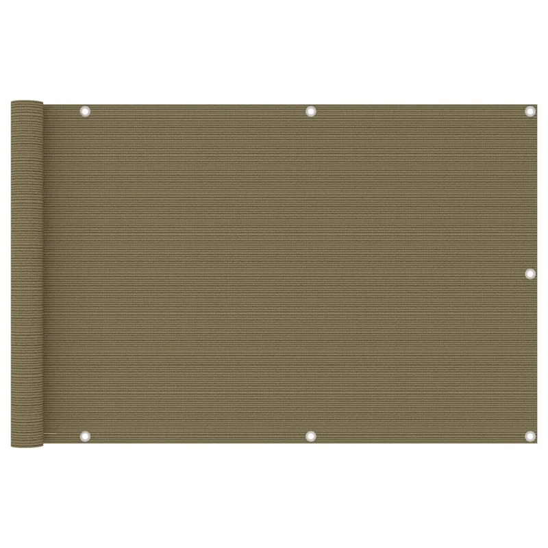 vidaXL Ξ”ΞΉΞ±Ο‡Ο‰Ο�ΞΉΟƒΟ„ΞΉΞΊΟ� Ξ’ΞµΟ�Ξ¬Ξ½Ο„Ξ±Ο‚ Taupe 90 x 400 ΞµΞΊ. Ξ±Ο€Ο� HDPE