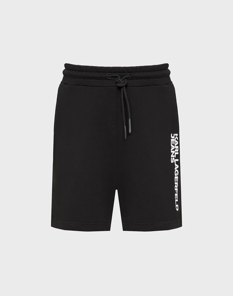 KARL LAGERFELD JEANS KLJ TEXT LOGO SWEATSHORT A2M10166-999 Black