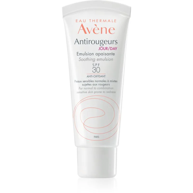 Avène Antirougeurs Soothing Emulsion Καταπραϋντικό γαλάκτωμα ημέρας για ευαίσθητη επιδερμίδα με τάση για κοκκίνισμα SPF 30 40 ml