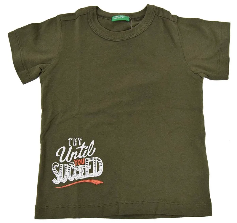 T-SHIRT BENETTON CA ΧΑΚΙ (82 CM)-(1-2 ΕΤΩΝ)