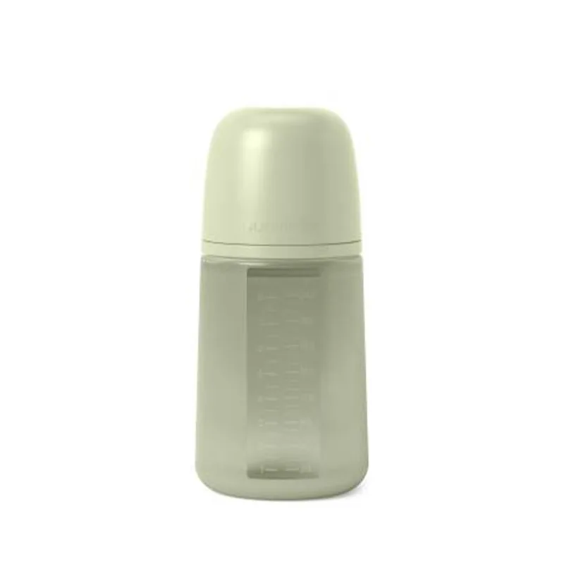 Μπιμπερό Όλο Σιλικόνη Φυσιολογική θηλή SX PRO 240ml +3μ Green Suavinex