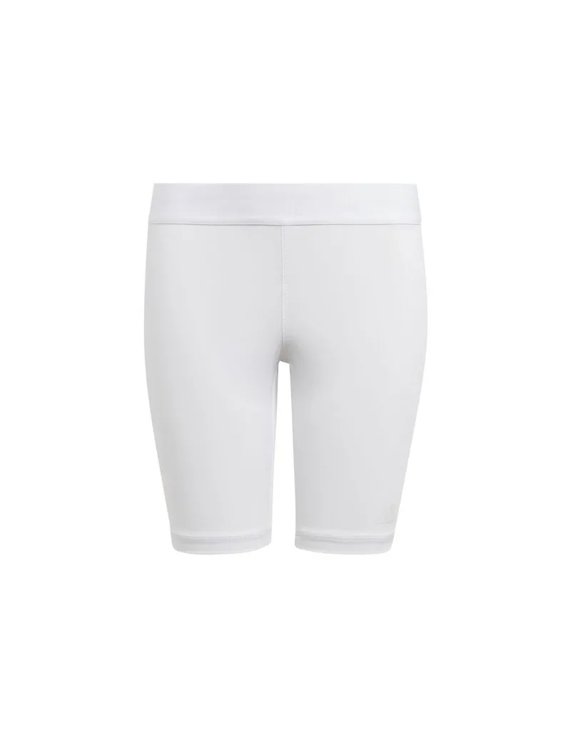 Adidas Παιδικό Κολάν Αθλητικό Κοντό Λευκό Techfit IA1210