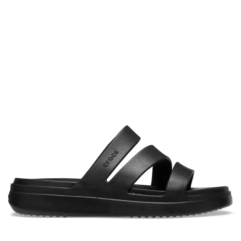 Παντόφλες Crocs Getaway Strappy Sandal W 209587 Μαύρο