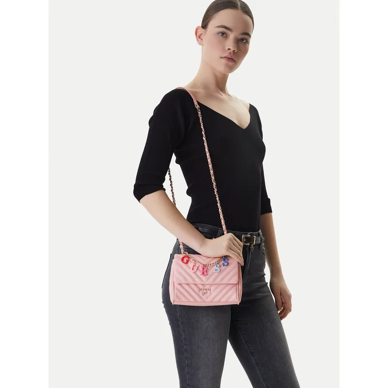 Τσάντα Guess J4YZ45 WFZL0 Ροζ