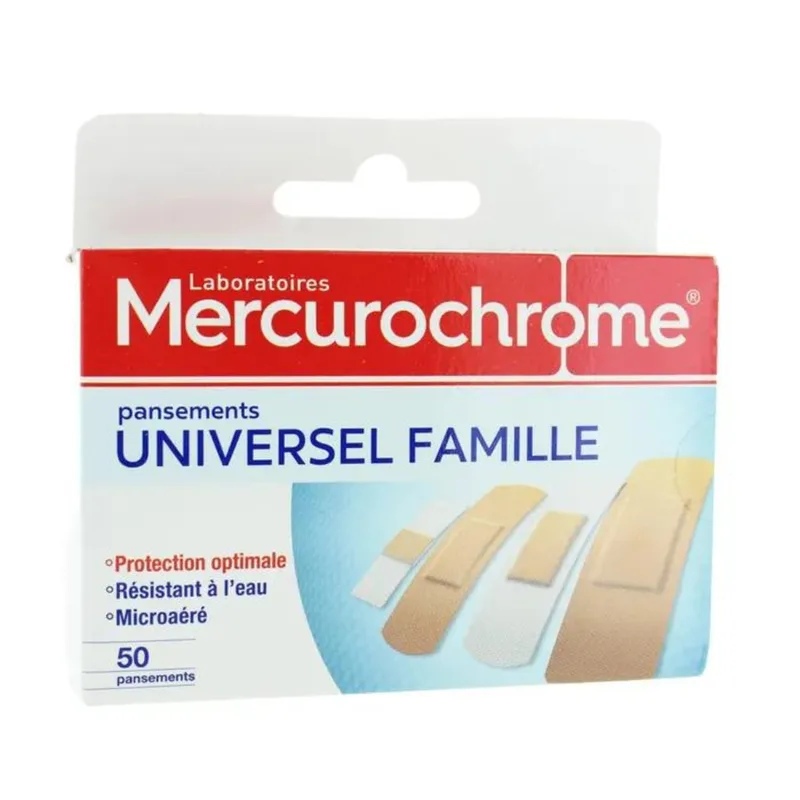 Mercurochrome Universal Family Patch X50