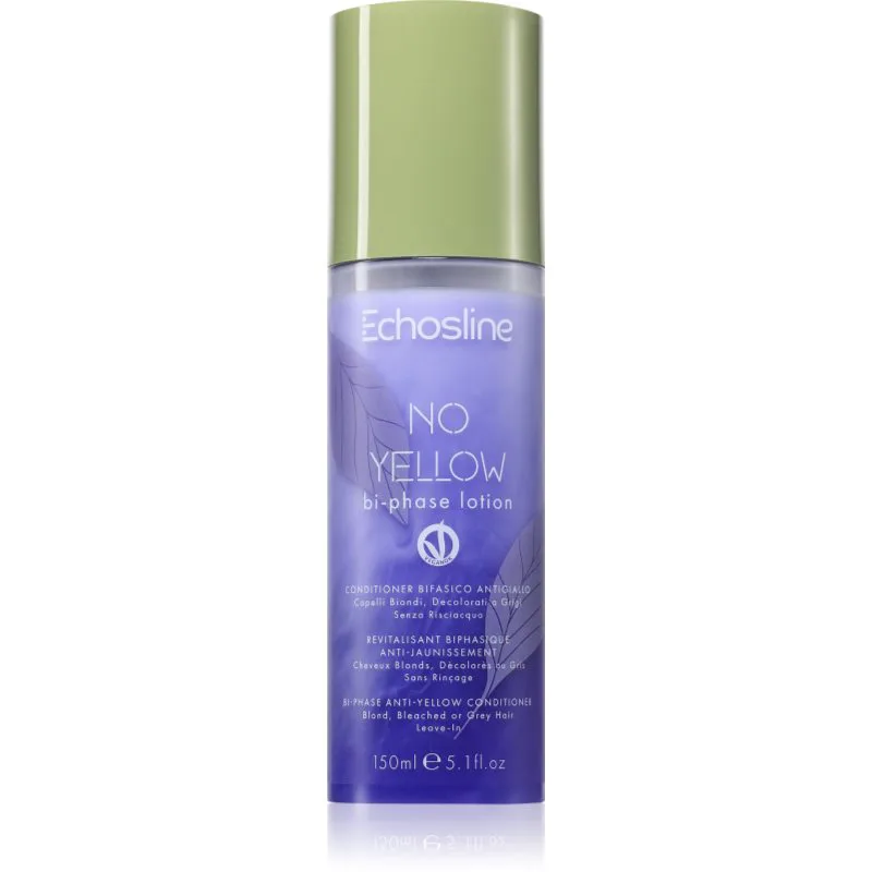 Echosline No Yellow Bi - Phase Lotion κοντίσιονερ χωρίς ξέβγαλμα για ξανθά μαλλιά 150 ml