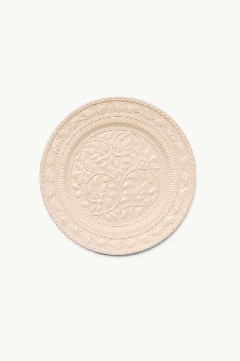 Coincasa πλαστικός δίσκος σερβιρίσματος 33 cm - 006813677 Κρέμ