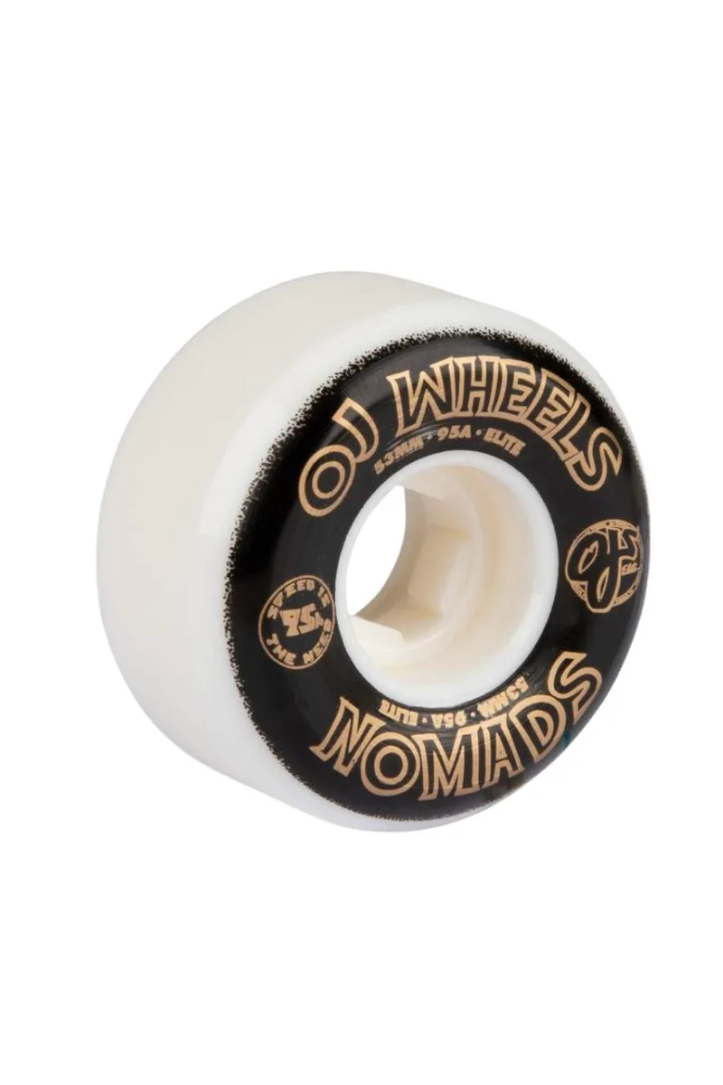 OJ Ροδάκια OJ ELITE WHEELS NOMADS 95A - ΛΕΥΚΟ-OJW-SKW-1373-WHITE