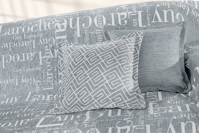 Μαξιλαροθήκη Διακόσμησης Guy Laroche Stamp Silver 50x50