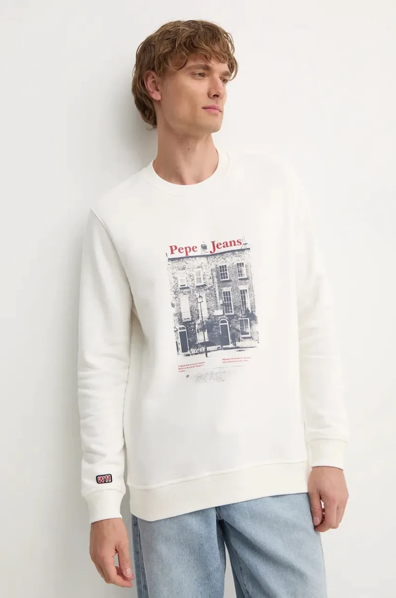 Βαμβακερή μπλούζα Pepe Jeans SOREN CREW