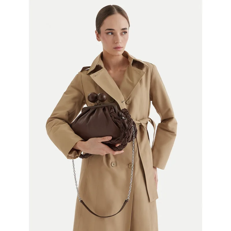 Τσάντα Weekend Max Mara 2615511144650 Καφέ