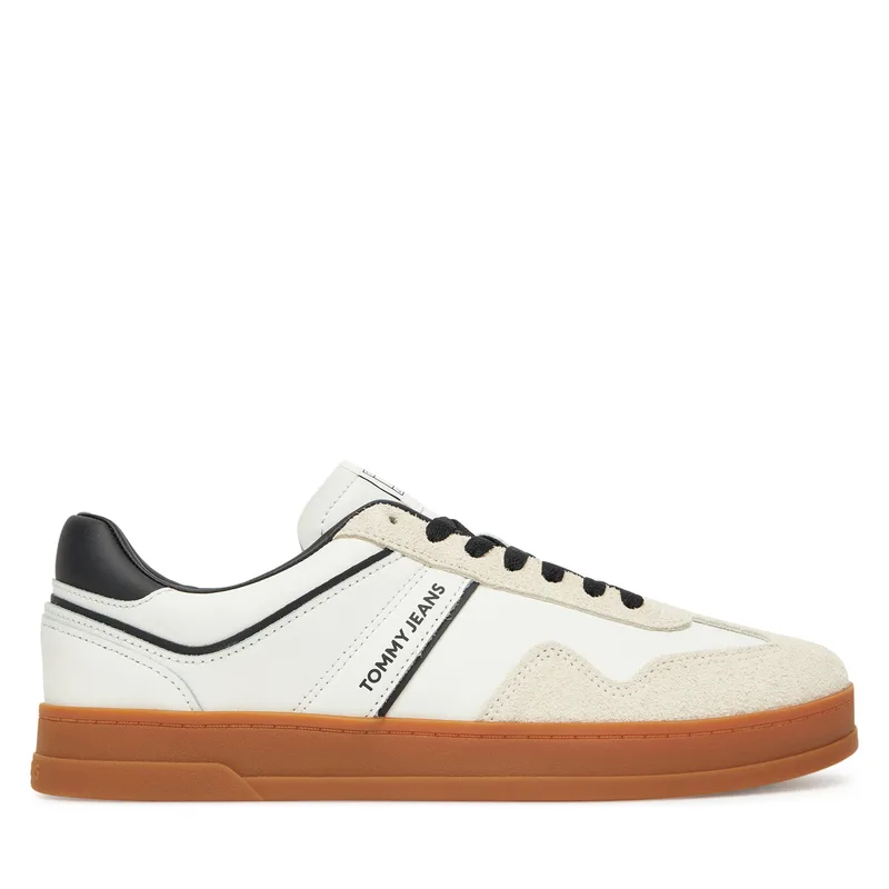 Αθλητικά Tommy Jeans The Greenwich Leather EM0EM01587 Εκρού