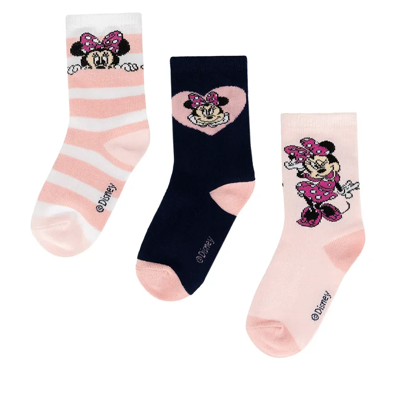 Κάλτσες μακριές Mickey&Friends ACCCS-AW24-341DCLS (3-PACK) Ροζ