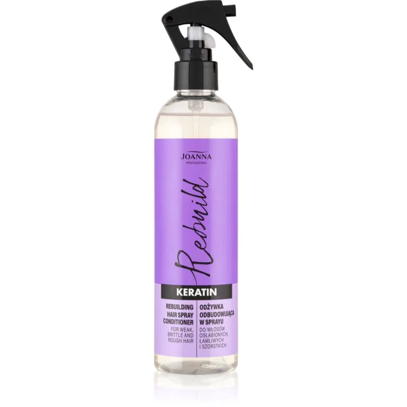Joanna Professional Keratin κοντίσιονερ χωρίς ξέβγαλμα σε σπρέι 300 ml