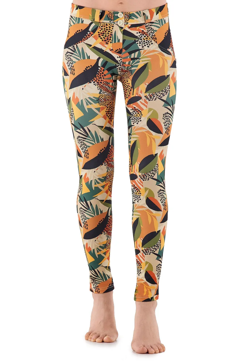 Κολάν Freddy WR.UP® Push Up Όψη Jeans WRUP1RS254-FLO24 Γυναικείο