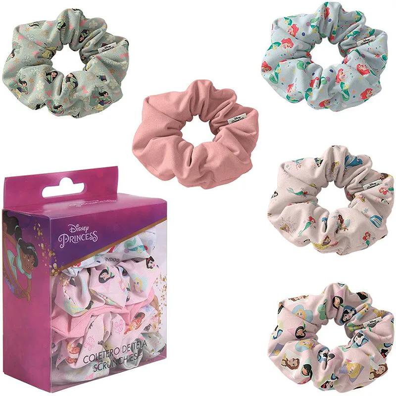 Disney Princess Scrunchies λαστιχάκι για τα μαλλιά για παιδιά 5 τμχ