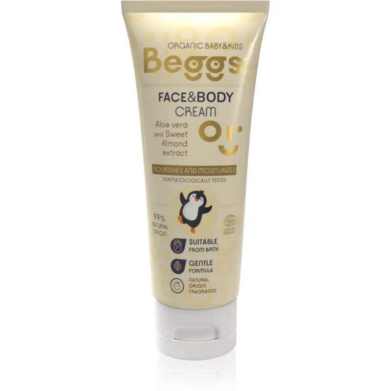 Beggs Face & Body Cream παιδική κρέμα για σώμα και πρόσωπο 75 ml