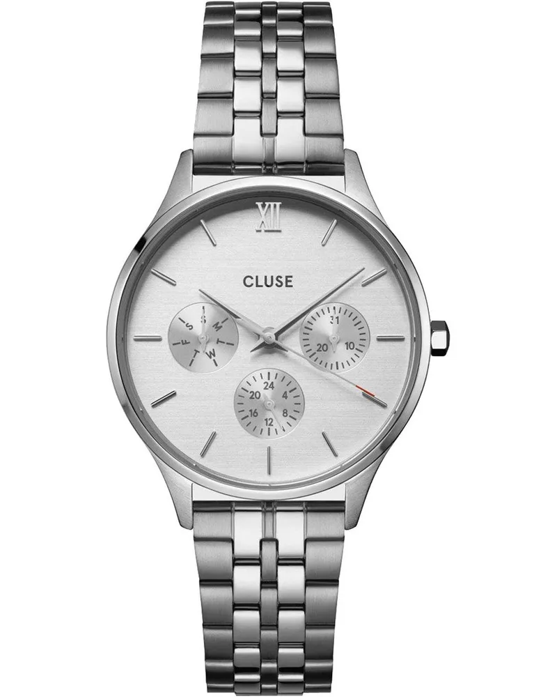 CLUSE Minuit - CW10703, Silver case with Stainless Steel Bracelet