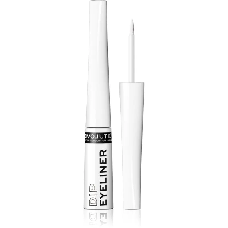Revolution Relove Dip υγρό λάινερ ματιών ακριβείας απόχρωση White 5 ml