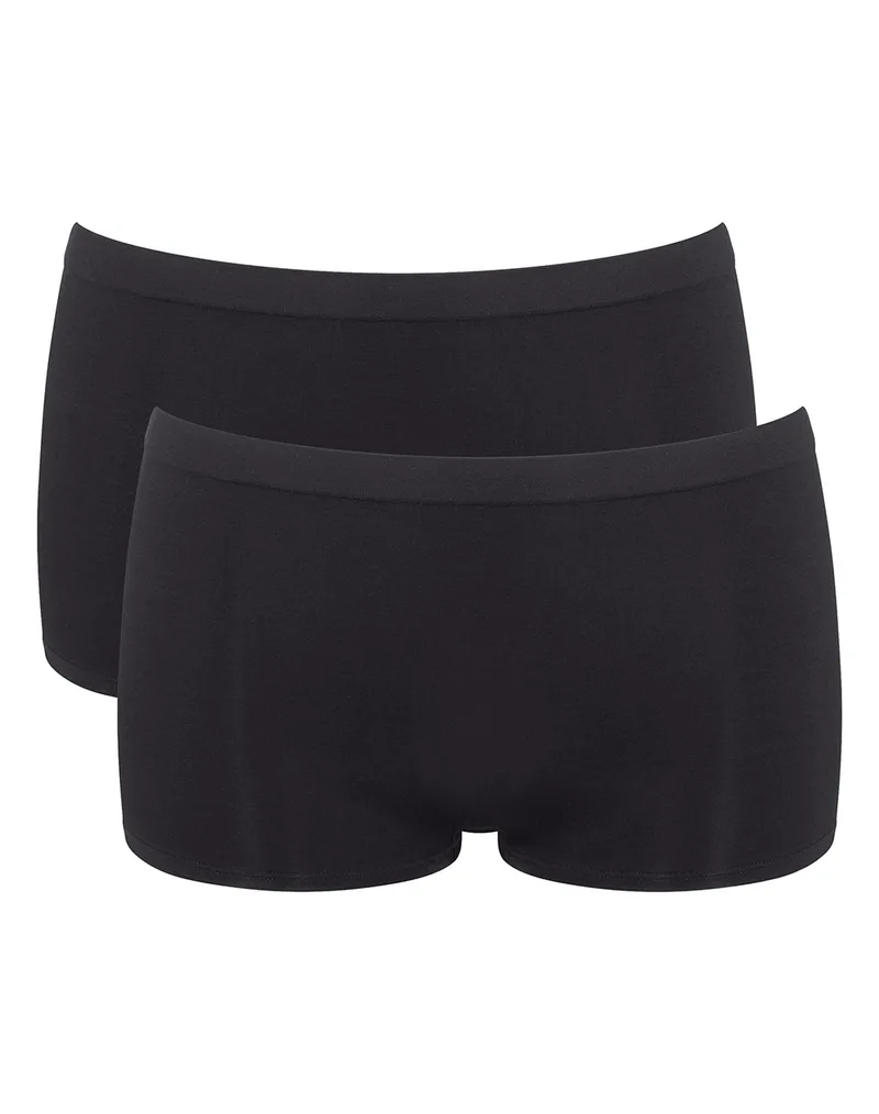 SLOGGI sloggi GO Sense Short 2P 10224853-0004 Black