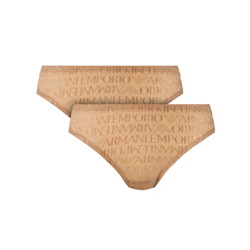Emporio Armani Underwear Σετ βραζιλιάνικα σλιπ EW000403 AF10880 M6068 Μπεζ