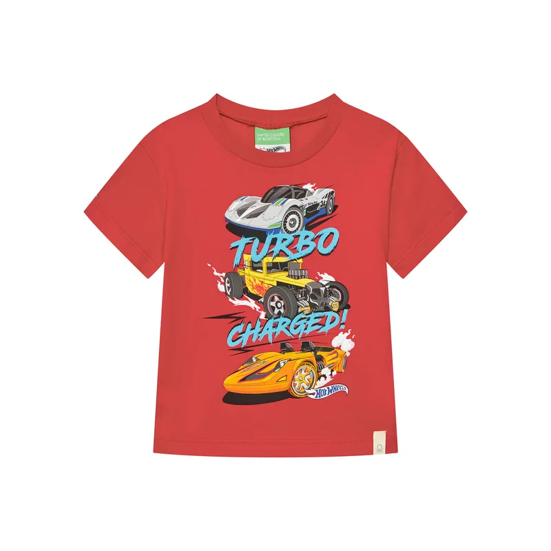 United Colors Of Benetton T-Shirt 3I1XG10I3 Κόκκινο Regular Fit